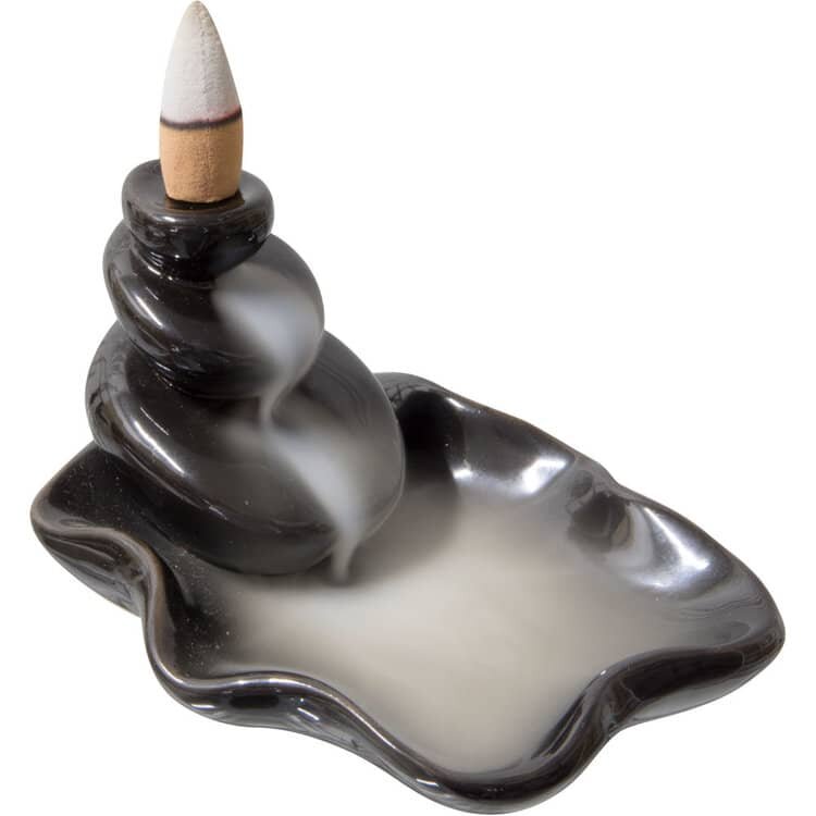 Water Lily Ceramic Backflow Incense Burner | My Little Magic Shop
