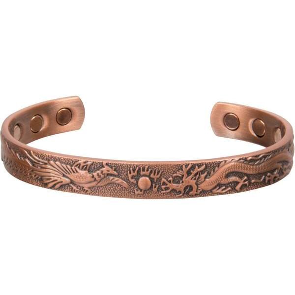 Phoenix & Dragon Magnetic Copper Bracelet | My Little Magic Shop