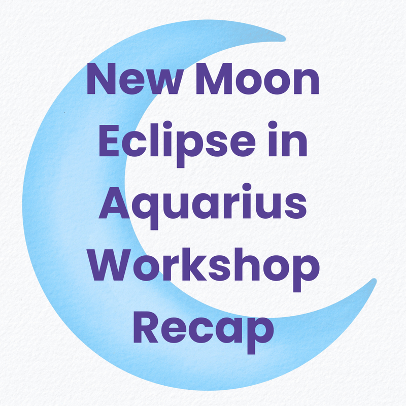 New Moon Eclipse in Aquarius Recap