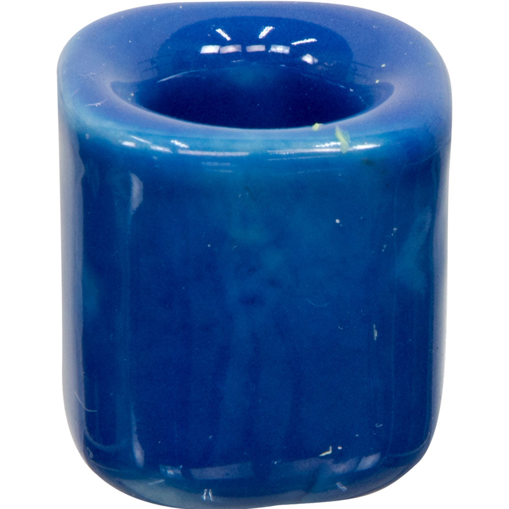 Blue Ceramic Ritual Candle Holder