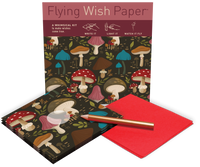 Mushrooms Flying Wish Paper Mini Kit