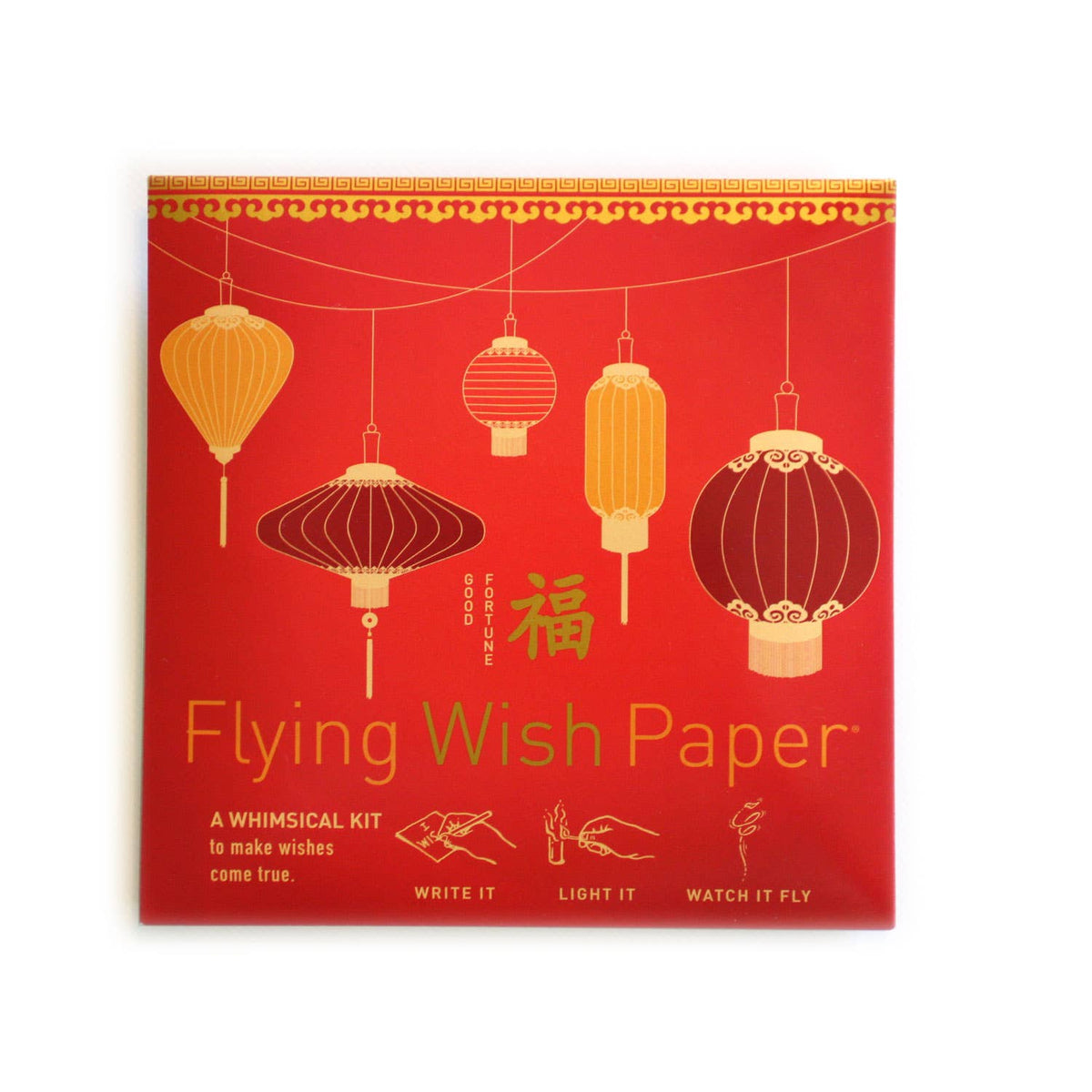 Good Fortune Flying Wish Paper Mini Kit