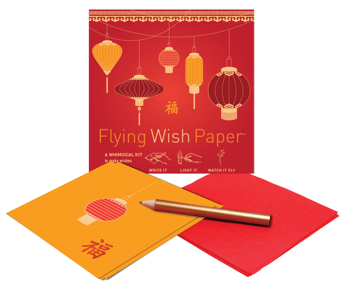 Good Fortune Flying Wish Paper Mini Kit