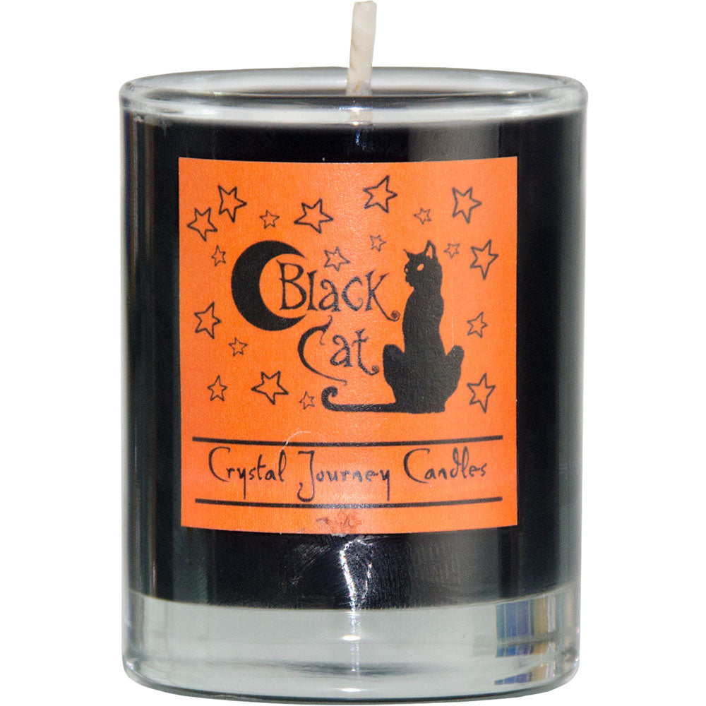 Black Cat Magic Ritual Votive Candle