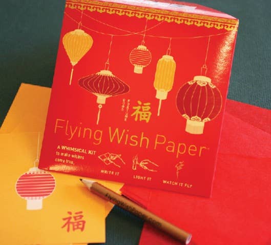 Good Fortune Flying Wish Paper Mini Kit