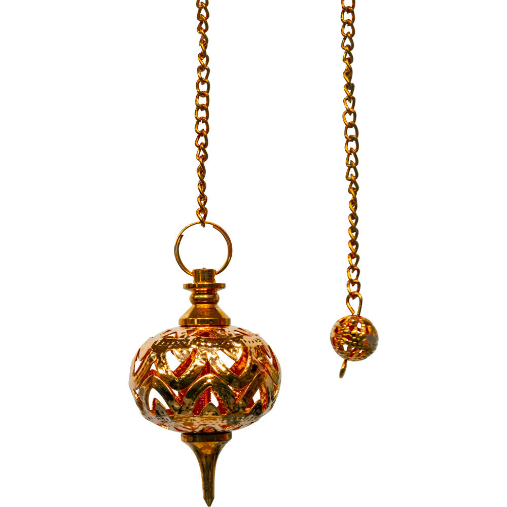 Copper Jali Metal Pendulum