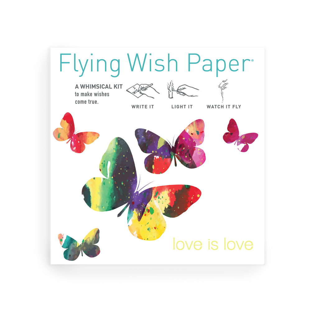 Love is Love Flying Wish Paper Mini Kit