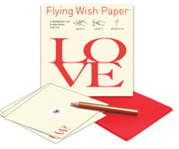 Love Letters Flying Wish Paper Mini Kit