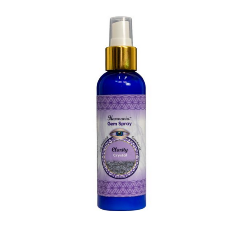 Clarity Clear Quartz and Patchouli Harmonia Gem Spray - Vision in a Mist