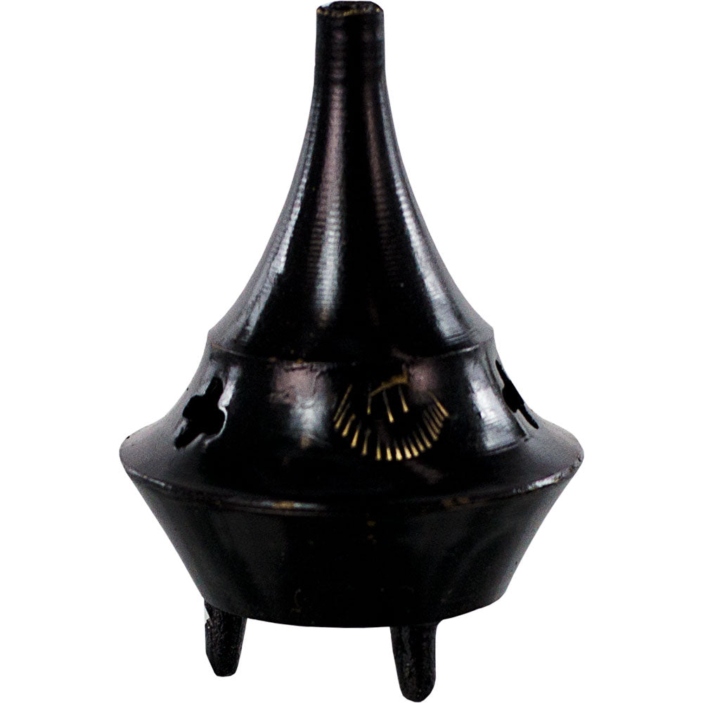 Black Brass Incense Burner