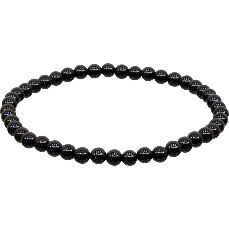 Black Onyx 4mm Bead Gemstone Bracelet – Embrace Subtle Strength and Protection