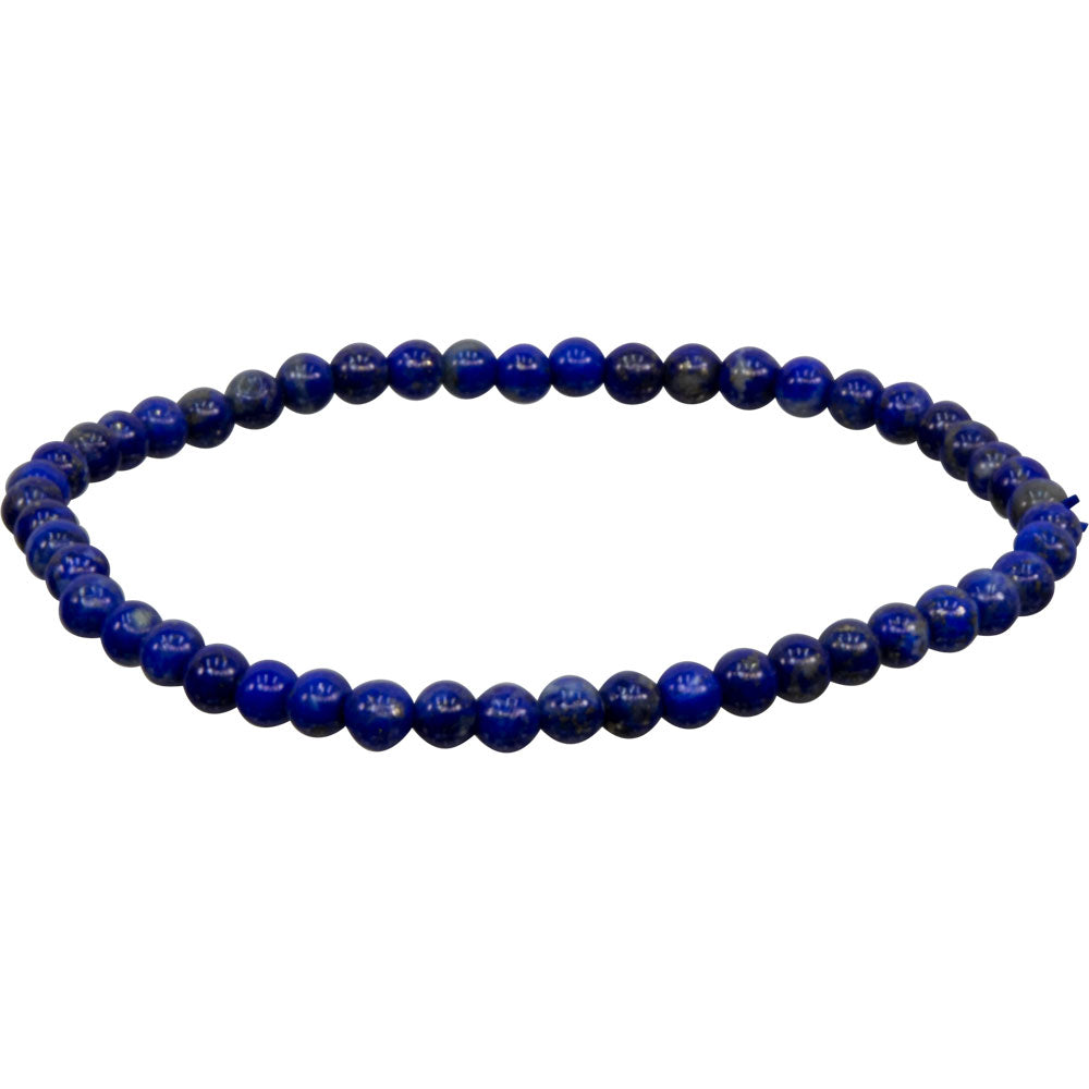 Lapis Lazuli 4mm Bead Gemstone Bracelet