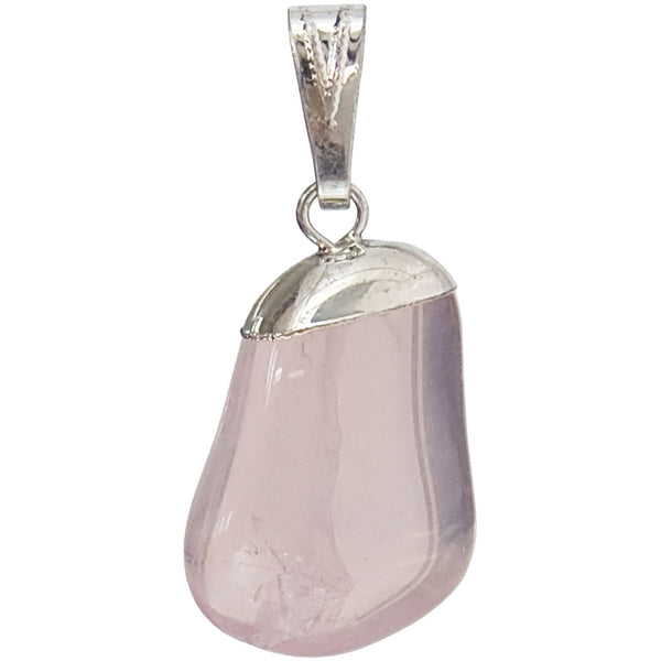 Rose Quartz Tumbled Pendant: Wear Love’s Essence, Exude Heartfelt Radiance! 💖🌟