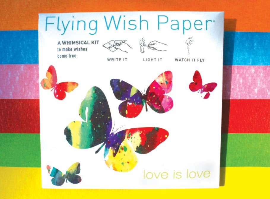 Love is Love Flying Wish Paper Mini Kit