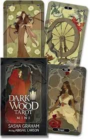 Dark Wood Mini Tarot by Sasha Grahama