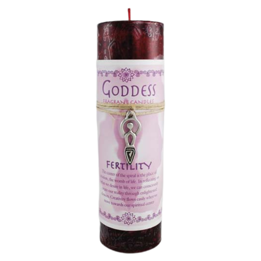 Goddess Fertility Pillar Manifestation Candle