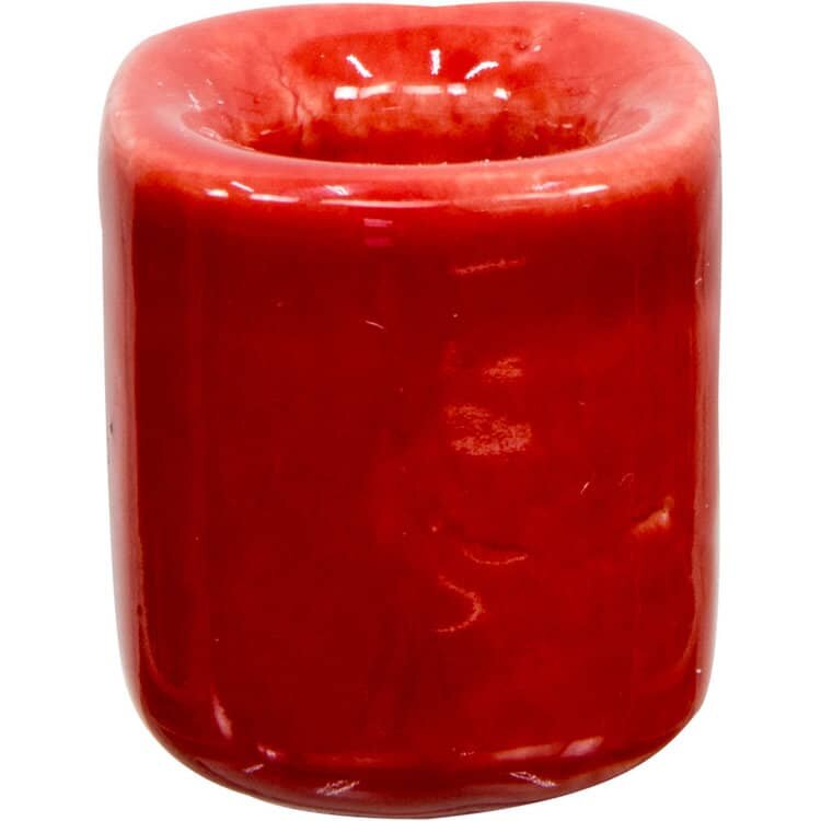 Red Ceramic Chime Candle Holder | My Little Magic Shop