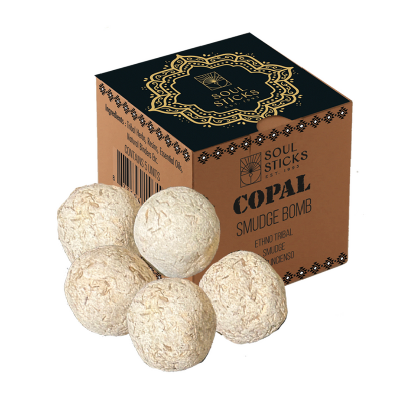 Copal Smudge Bombs with Burner | Sacred Cleansing & Space Purification