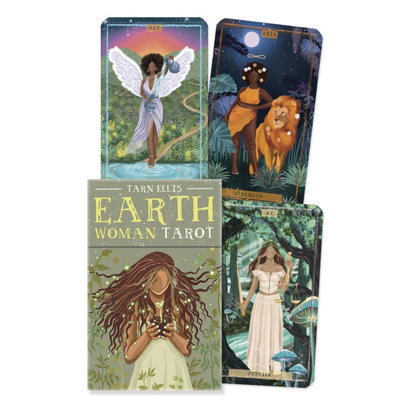 Earth Woman Tarot deck box with lift-top lid