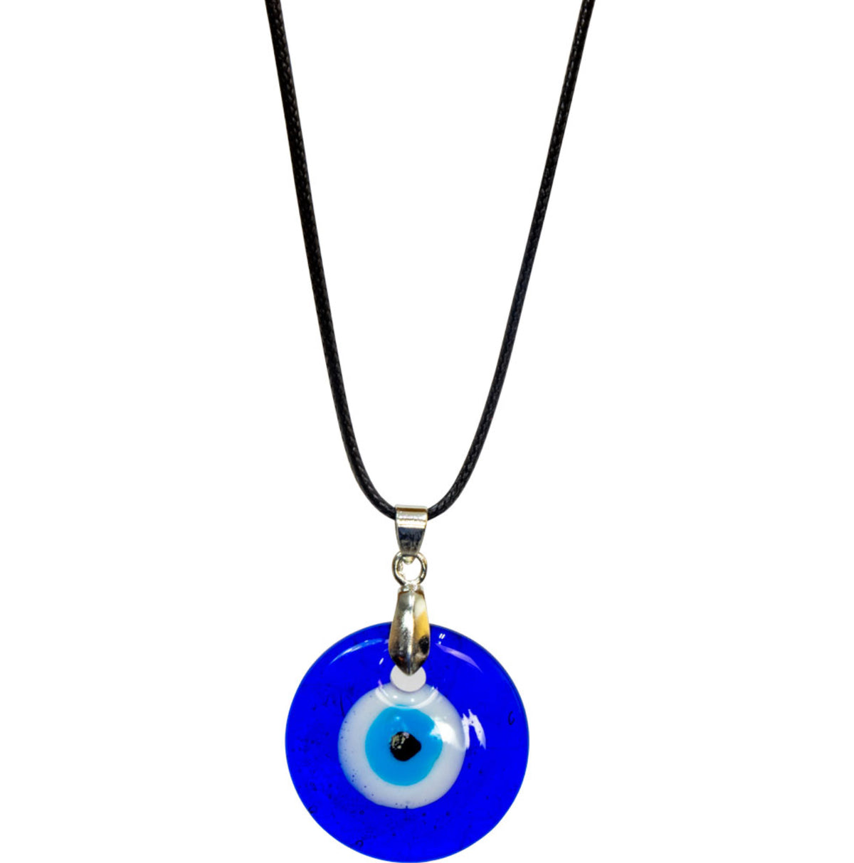 Evil Eye Protection Black Cord Necklace