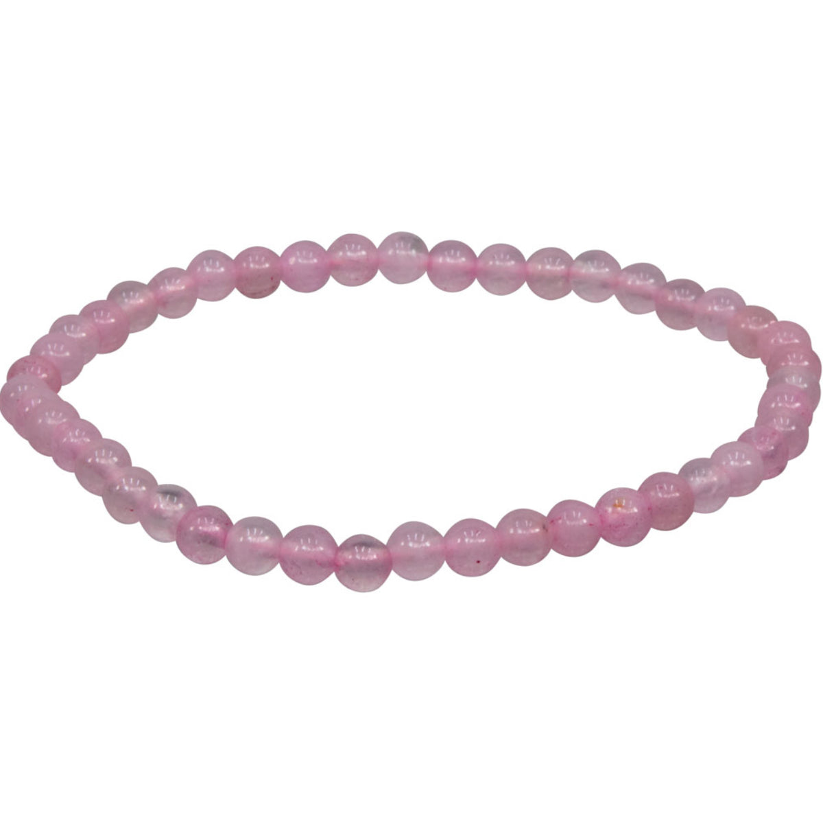 Rose Quartz 4mm Bead Gemstone Bracelet