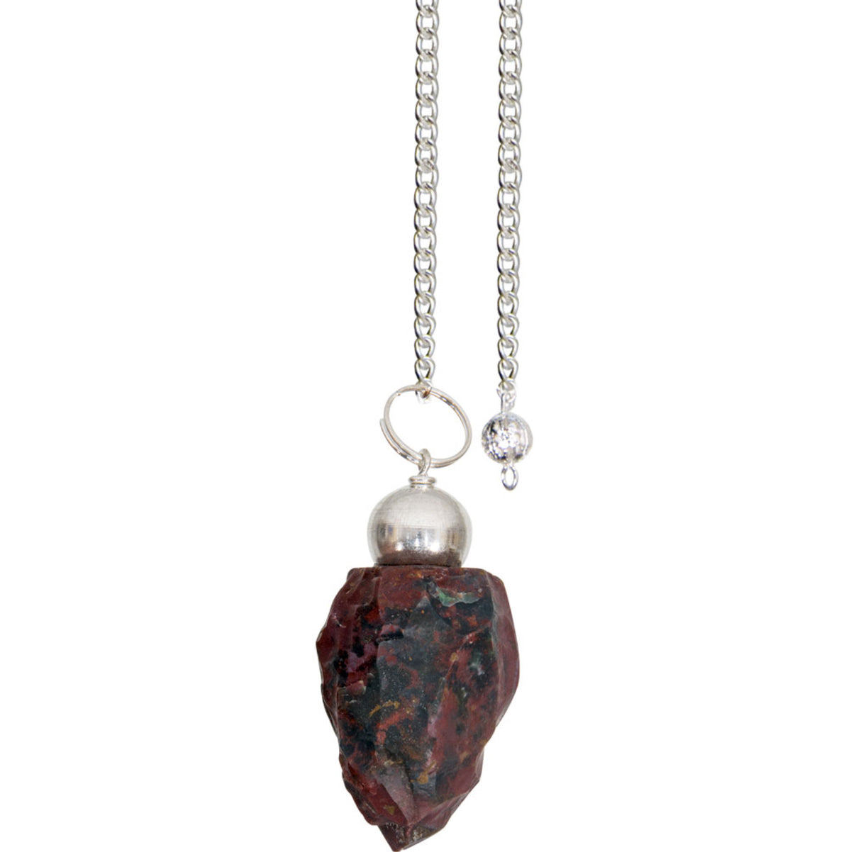 Rough Bloodstone Pendulum