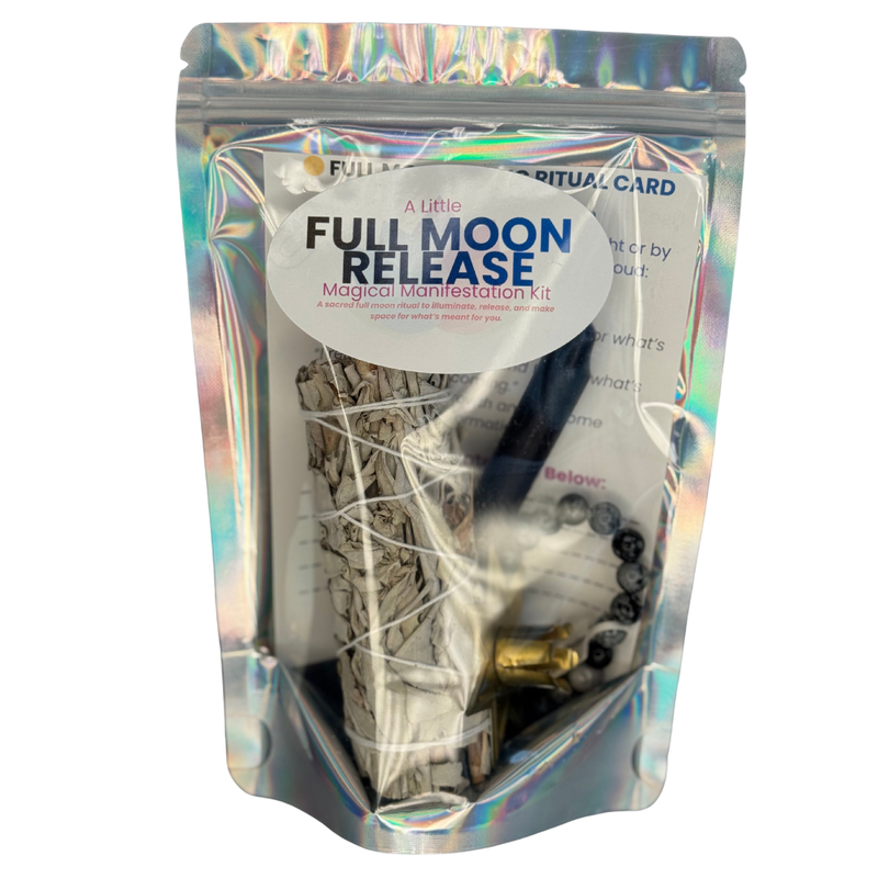Full Moon Release Manifestation kit includes all you need to embrace the energy of the full moon.