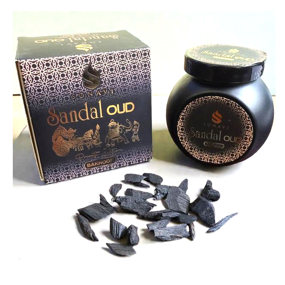 Sonavi Desert Oud bakhoor incense chips, 40g jar