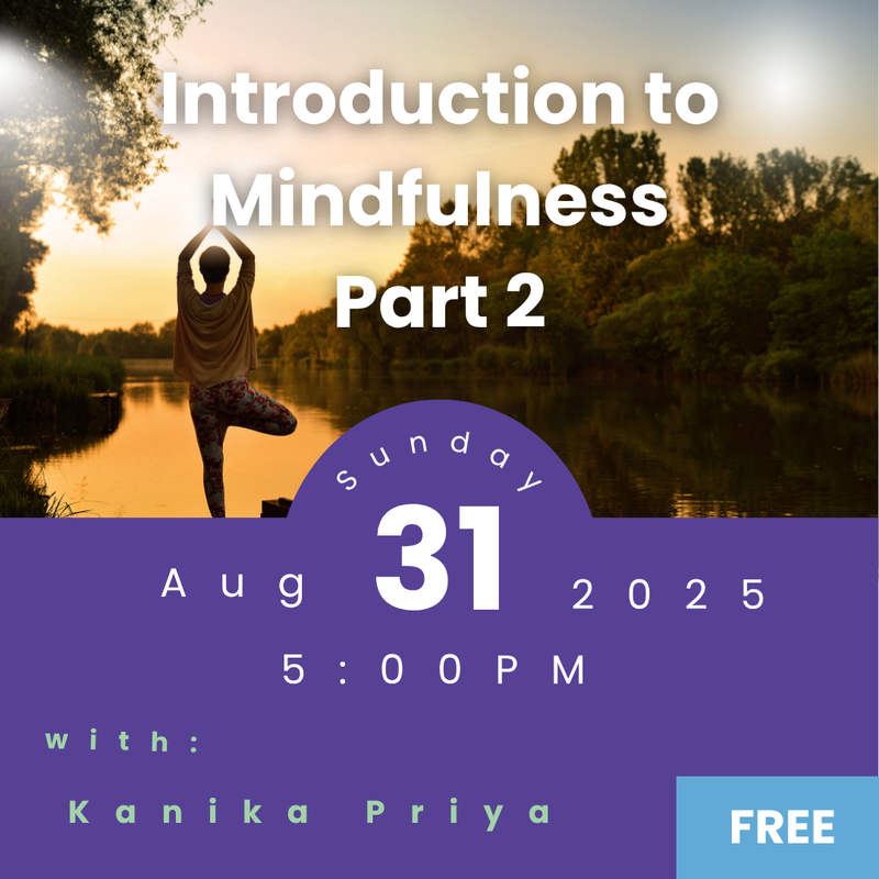 Kanika Priya leading a mindfulness and meditation workshop at My Little Magic Shop.