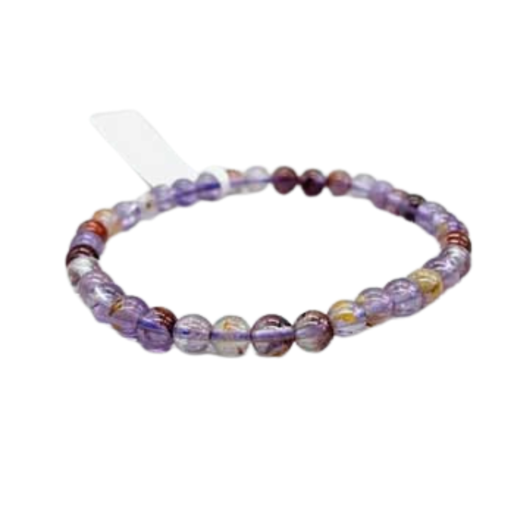 Super 7 4mm Bead Gemstone Bracelet