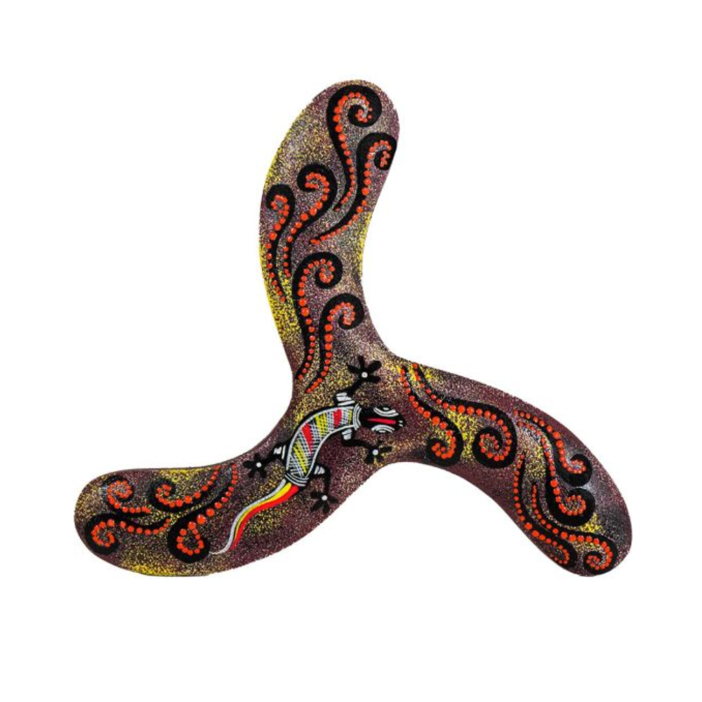 3 Wings Hand Painted Boomerang