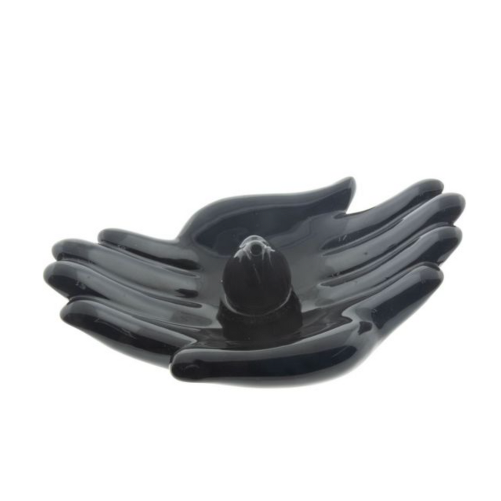 Offering Hands Ceramic Incense Burner