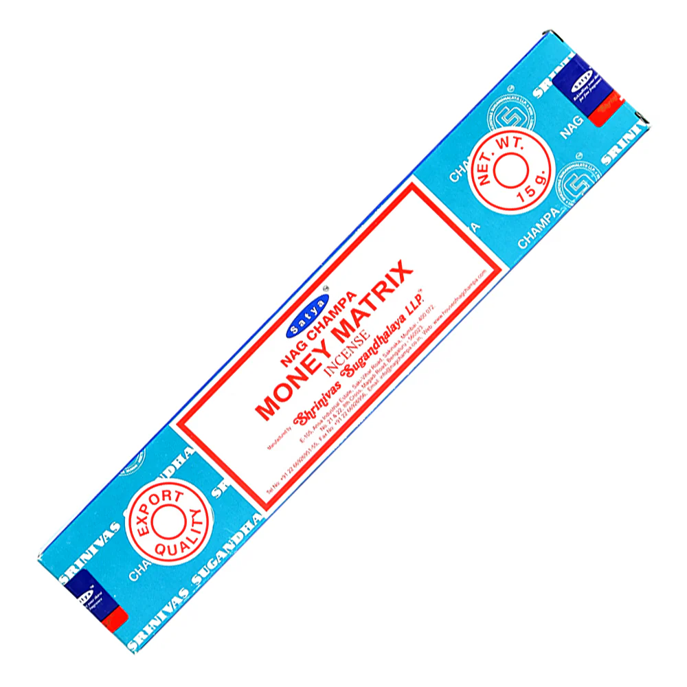 Satya Nag Champa Money Matrix Incense Sticks