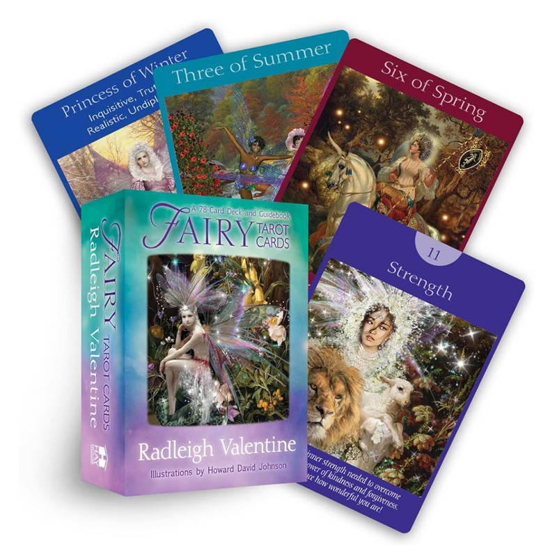 Fairy Tarot Cards: A 78-Card Deck and Guidebook Cards by Radleigh Valentine