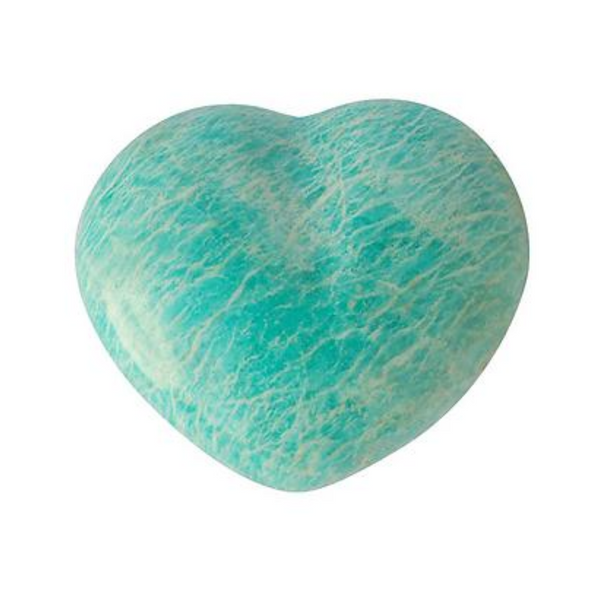 Amazonite Puffed Heart