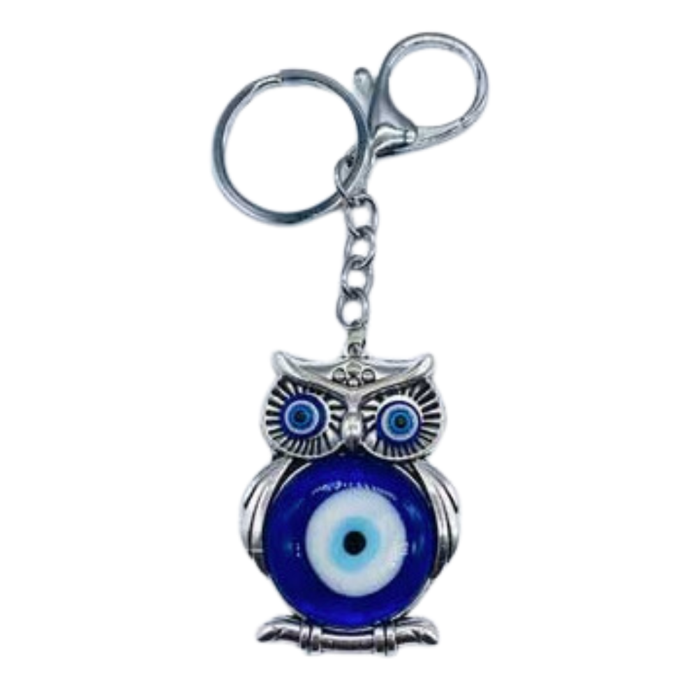 Owl Evil Eye Key Chain