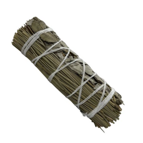Cleanse your space with the White Sage and Pine Smudge Stick Small 4". Ideal for energy purification, protection, and bringing fresh, invigorating energy to your environment.
