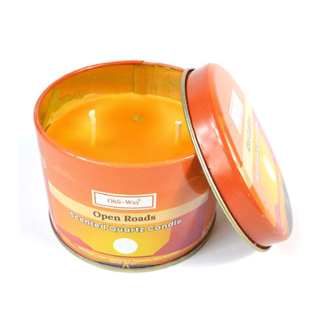 Ohli Way Open Roads Tin Candle