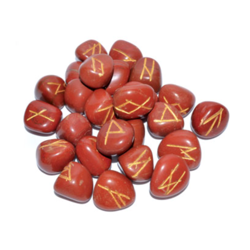 Red Jasper Rune Set