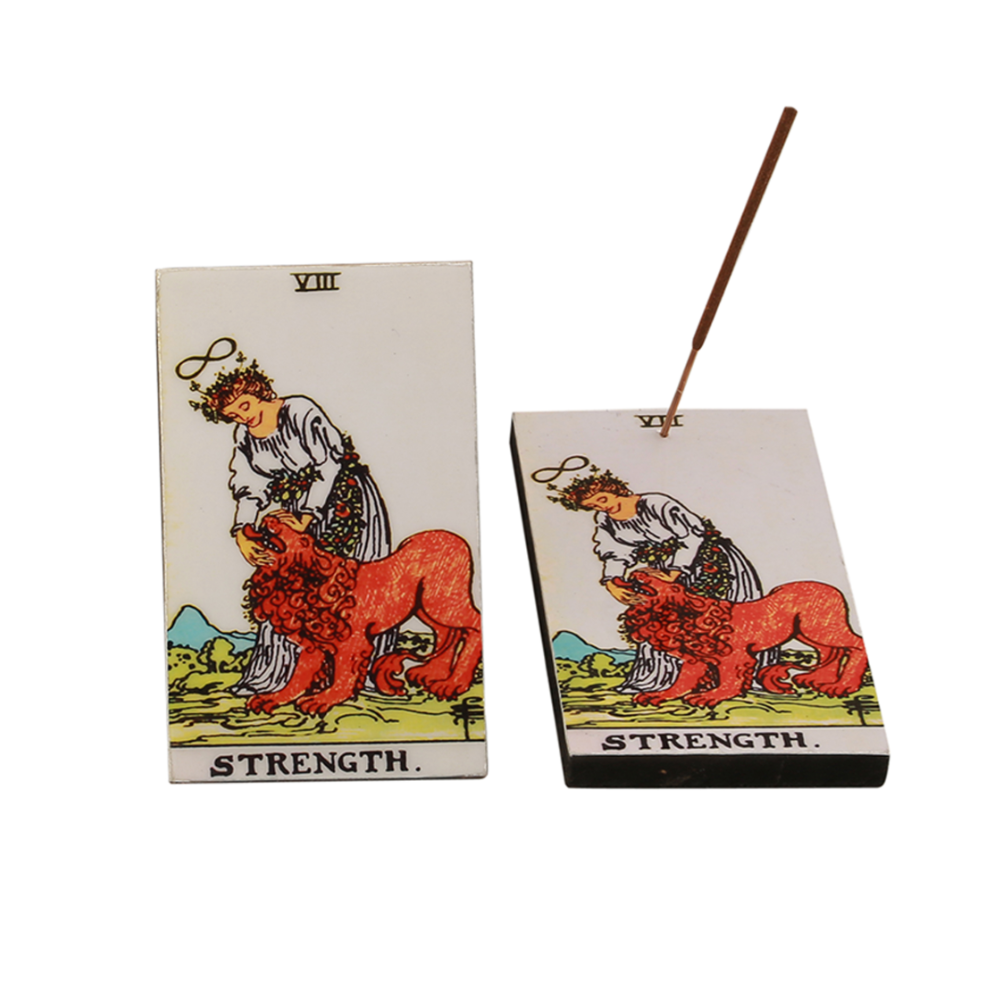 Strength Tarot Card Incense Stick Holder