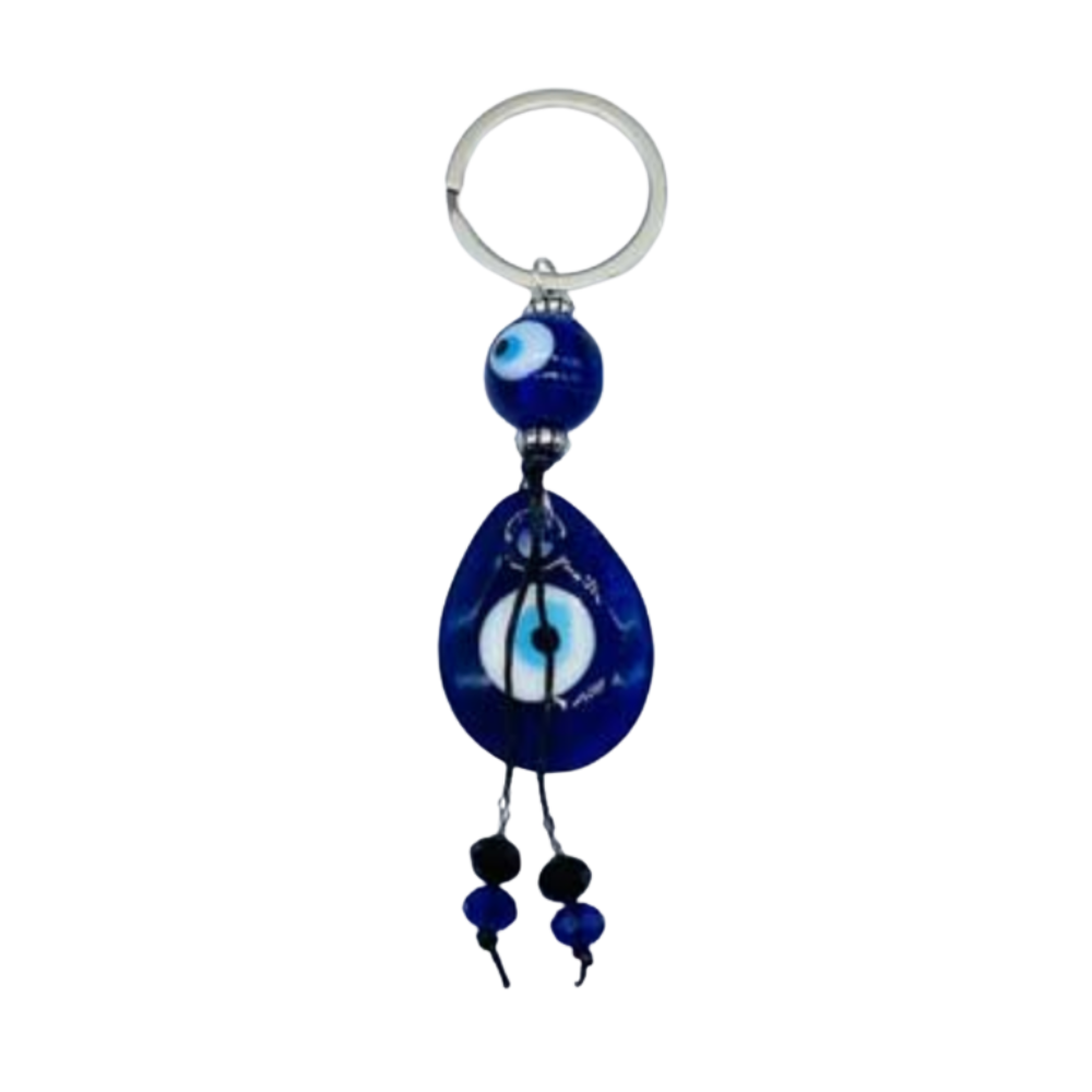 Evil Eye Tassel Keychain