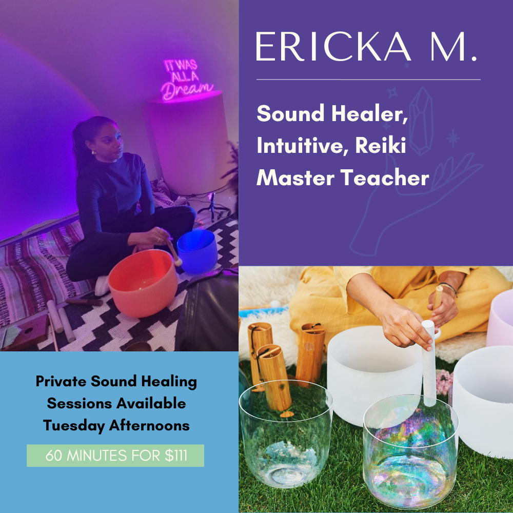 Sound Healing Session with Ericka Mitton
