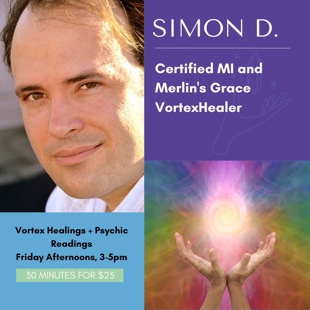Vortex Healings and Psychic Readings with Simon Deacon
