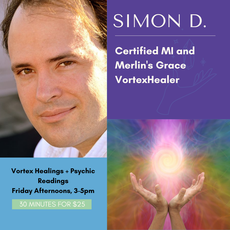 Vortex Healings and Psychic Readings with Simon Deacon