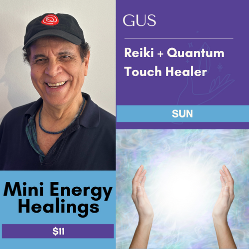 Mini Energy Healings with Gus Upper West Side Manhattan New York