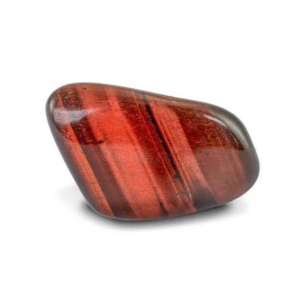 Enhance your courage, strength, and grounding with Red Tiger Eye Tumbled Stone. Ideal for boosting confidence, stability, and energy during challenging situations.