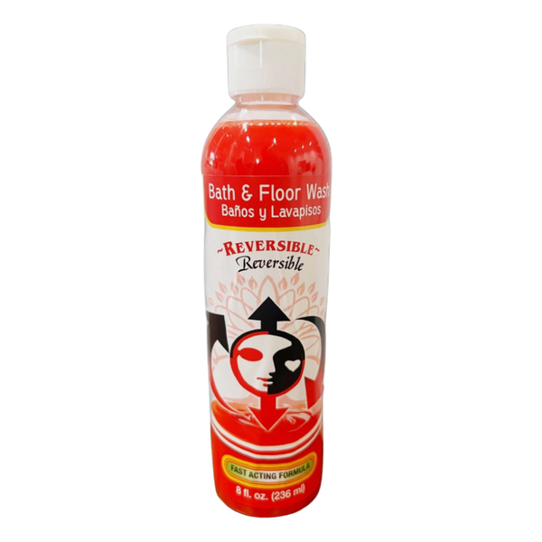 Reversible bath and floor wash for spiritual cleansing