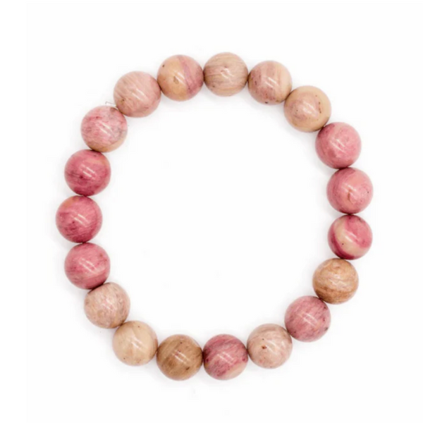 Open your heart and embrace deep healing with this Rhodochrosite 8mm Bead Bracelet. A powerful stone of compassion, self-love, and emotional release—perfect for heart-centered rituals and daily magic.