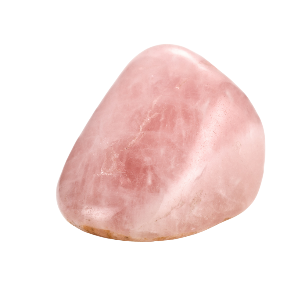 Rose Quartz Aura Tumbled Stone