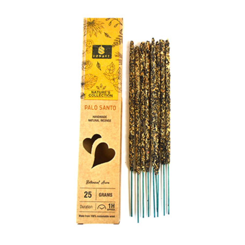 Sonavi Palo Santo Incense Sticks with packaging, handcrafted for cleansing, clarity, and spiritual renewal.